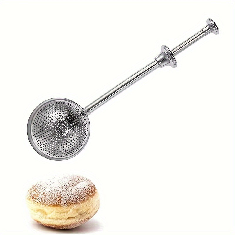 [Adjustable Tea Ball Infuser] Stainless Steel Tea Infuser, Adjustable Tea Ball, Creative Tea Accessories, Baking Powder Sifter, for Coffee, Tea, and Espresso, Kitchen and Dining Supplies, Festive for Christmas, Halloween, Eas